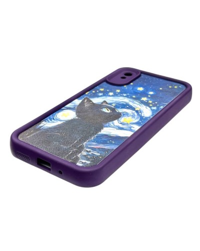 Xioami Redmi 9A blue cat çexol