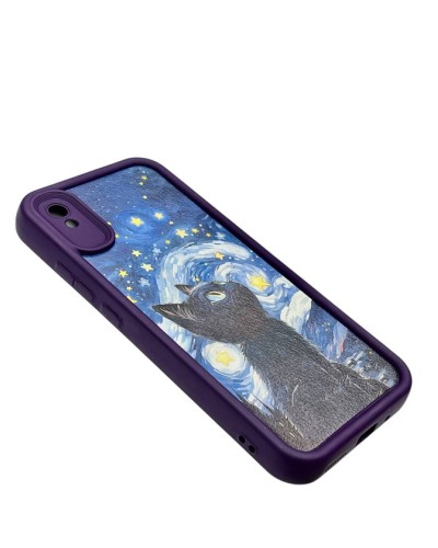 Xioami Redmi 9A blue cat çexol