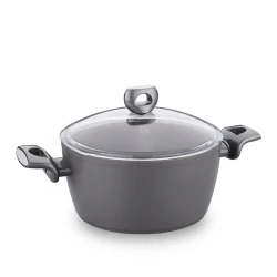 Кастрюля Korkmaz Nora A3932, 28x13.7 см, черная