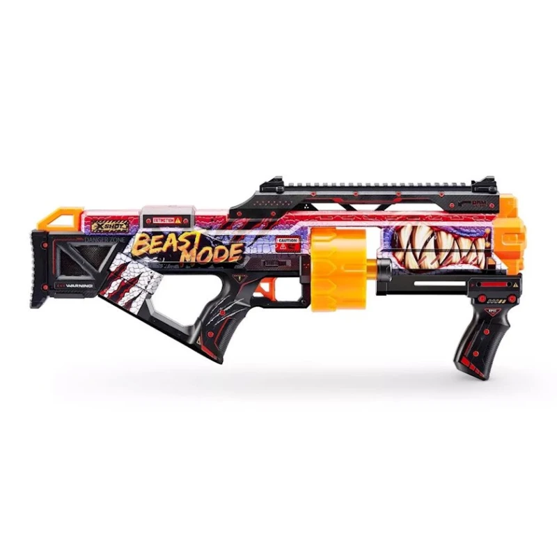 Бластер Zuru X-Shot Skins Last Stand Beast Mode, 16 дротиков, 8+, разноцветный