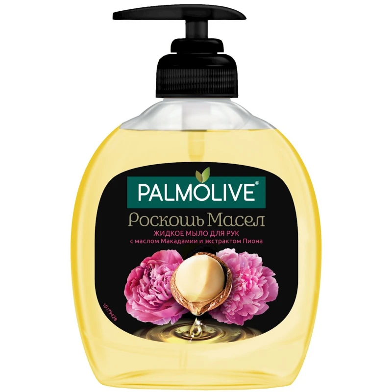Maye sabun Palmolive Yağlar Dəbdəbəsi Makadamiya yağı və Pion ekstraktı ilə 300 ml Maye sabun Palmolive Yağlar Dəbdəbəsi Makadamiya yağı və Pion ekstraktı ilə 300 ml