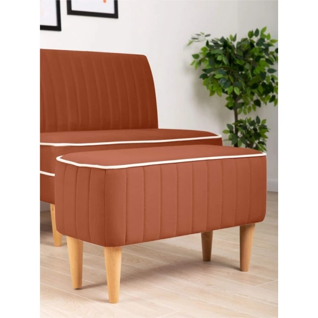 Пуфик 123, оранжевый, 40x35x80 см Пуфик 123, оранжевый, 40x35x80 см