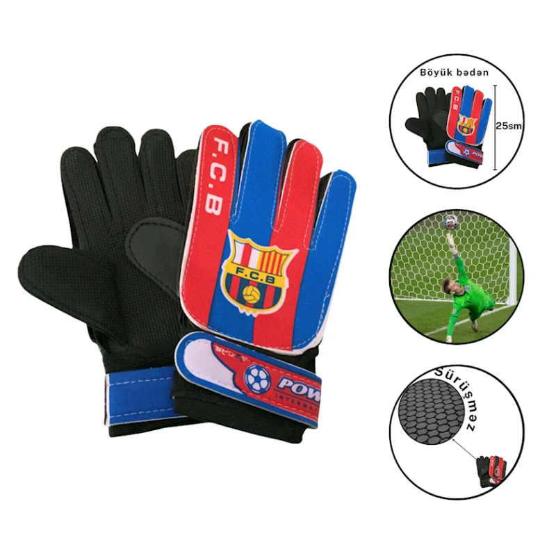 Qapıçı əlcəkləri Velkin Sport 1937-1, 25 sm, göy/qırmızı Qapıçı əlcəkləri Velkin Sport 1937-1, 25 sm, göy/qırmızı