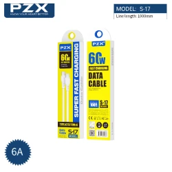 USB-кабель PZX S-17 TYPE-C на TYPE-C 60 Вт