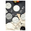 Набор тарелок Porland Sidereal, круглый, 6 шт, 20 см, белый/черный Набор тарелок Porland Sidereal, круглый, 6 шт, 20 см, белый/черный