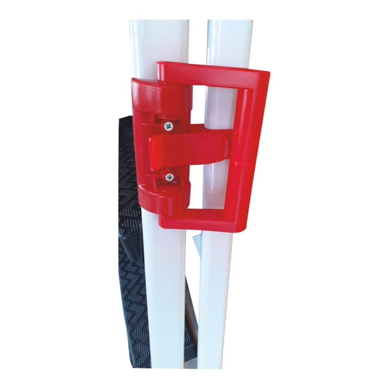 Стремянка Master Premium 4+1, 5 ступней, антискользящая, белая