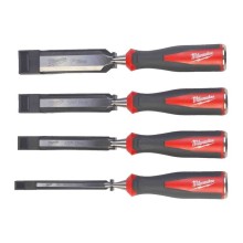 Yastı iskənə dəsti Milwaukee Beveled Edge Chisels Set 4 əd