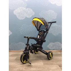 Детский трехколесный велосипед Vanibaby А212, черный