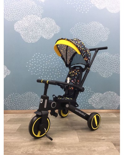 Uşaq üçün üçtəkərli velosiped Vanibaby A212, qara
