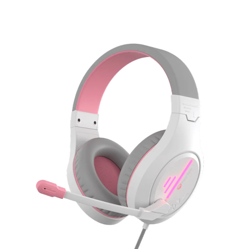 Наушники-гарнитура Meetion HP021 Gaming White/Rose