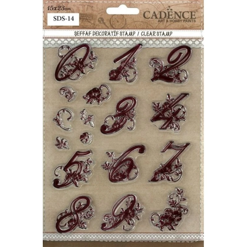 Декоративный штамп Cadence Clear Stamp 14 Декоративный штамп Cadence Clear Stamp 14