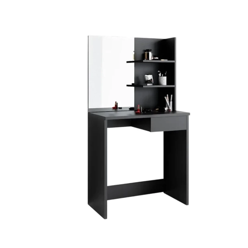 Туалетный столик Art Mebel 100, ламинат, антрацит, 140x75x40 см Туалетный столик Art Mebel 100, ламинат, антрацит, 140x75x40 см