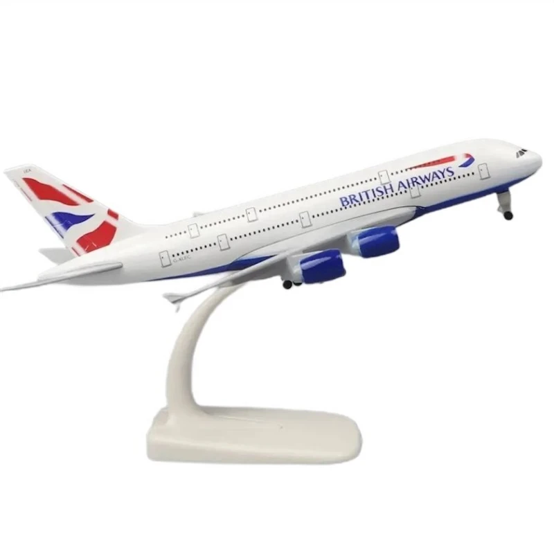 Kolleksiya fiqurları A380 British Airways, 18.5x20x7 sm