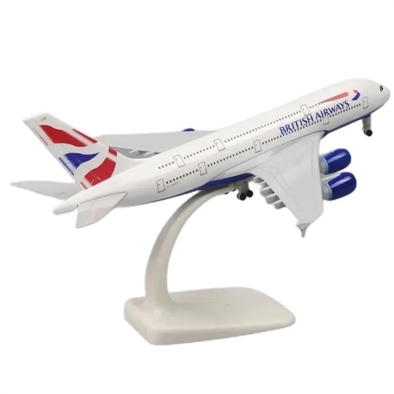 Kolleksiya fiqurları A380 British Airways, 18.5x20x7 sm