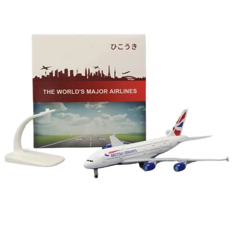 Kolleksiya fiqurları A380 British Airways, 18.5x20x7 sm