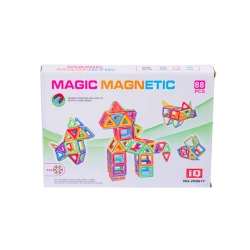 Магнитный конструктор Magic Magnetic 8617, 88 деталей, от 3 лет, разноцветный Магнитный конструктор Magic Magnetic 8617, 88 деталей, от 3 лет, разноцветный