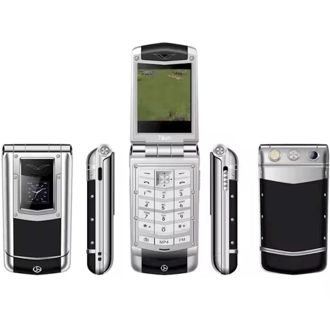 Мобильный телефон Peru V77, Серебристый Мобильный телефон Peru V77, Серебристый
