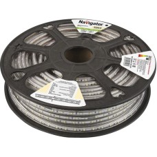 LED lent Navigator NLS-2835WW120, 7Vt, IP67, 120əd/m, 220V, 20000x11mm, isti ağ