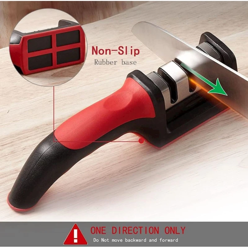 Bıçaqlar üçün itiləyici Kelvin Chen, 5.69x21.49x5.2 sm, plastik, qara Bıçaqlar üçün itiləyici Kelvin Chen, 5.69x21.49x5.2 sm, plastik, qara