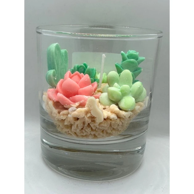 Ароматическая мини-свеча 11102 Суккуленты