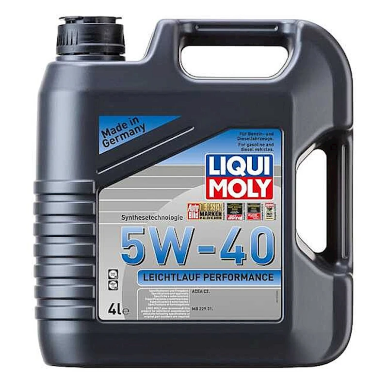 Моторное масло Liqui Moly Leichtlauf Performance 5W-40, 4 л Моторное масло Liqui Moly Leichtlauf Performance 5W-40, 4 л