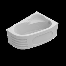 Vanna Lavanna Klassik KL 201 oval, 130х90х55 sm, ağ