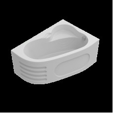 Vanna Lavanna Klassik KL 201 oval, 130х90х55 sm, ağ