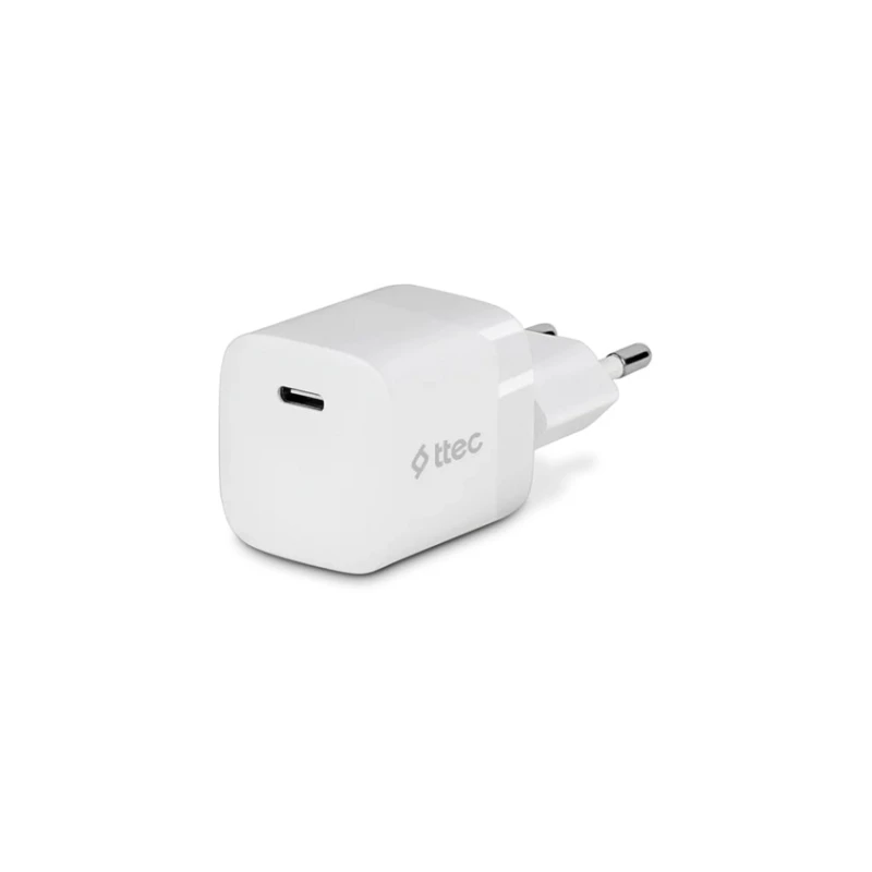 Сетевое зарядное устройство Ttec SmartCharger 30W PD USB-C Travel Charger, White Сетевое зарядное устройство Ttec SmartCharger 30W PD USB-C Travel Charger, White