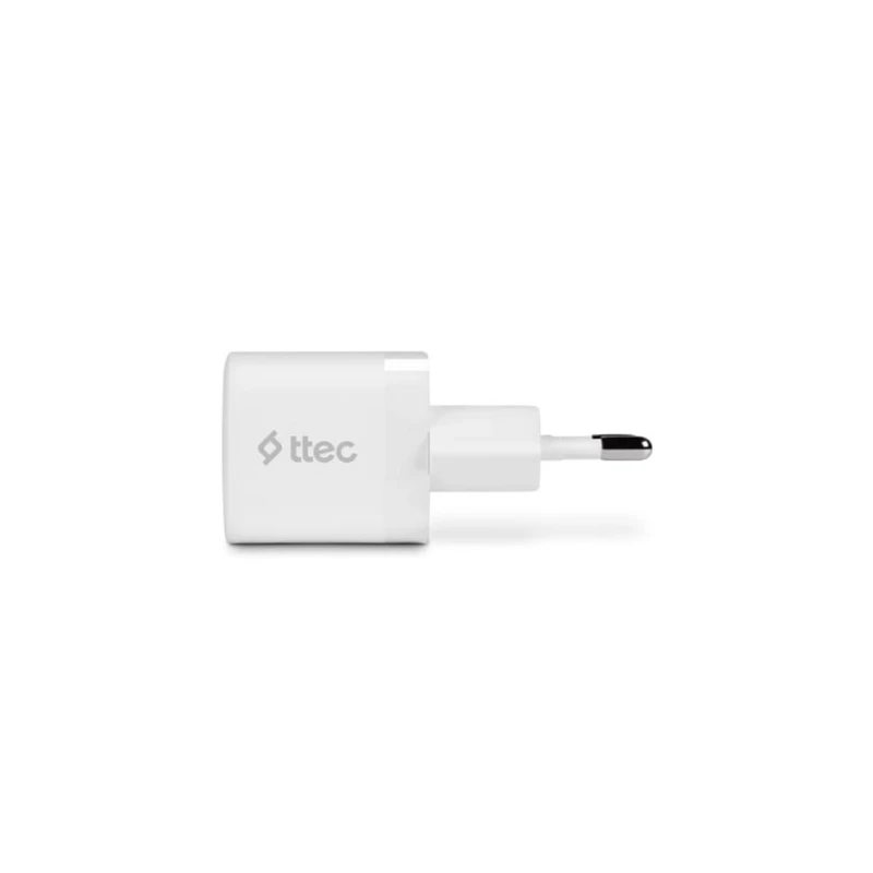 Сетевое зарядное устройство Ttec SmartCharger 30W PD USB-C Travel Charger, White Сетевое зарядное устройство Ttec SmartCharger 30W PD USB-C Travel Charger, White