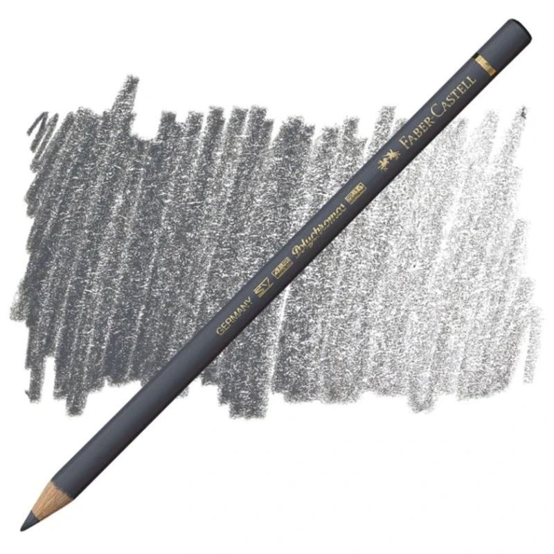 Цветной карандаш Faber-Castell Polychromos, цвет 234, холодный серый V Цветной карандаш Faber-Castell Polychromos, цвет 234, холодный серый V