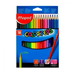 Карандаши цветные Maped 18 цветов Color'peps Карандаши цветные Maped 18 цветов Color'peps
