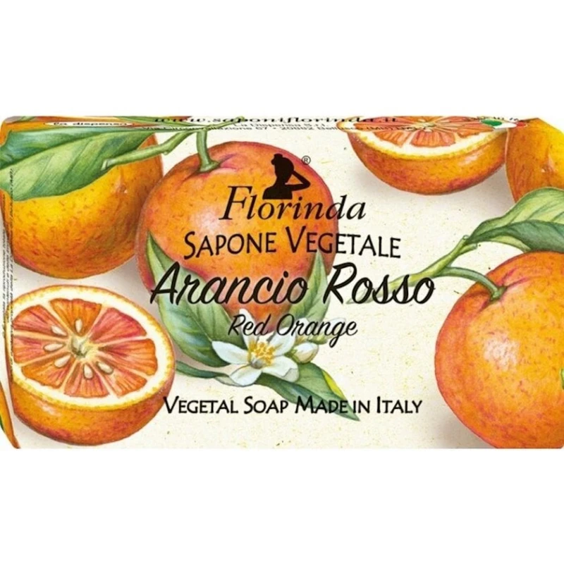 Sabun Florinda Flowers & Fruits Red Orange Vegetal Soap 200 q Sabun Florinda Flowers & Fruits Red Orange Vegetal Soap 200 q