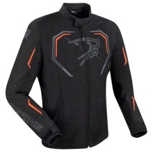 Gödəkçə Bering Giacca Moto Dundy Black/Orange, ölçü L