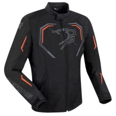 Gödəkçə Bering Giacca Moto Dundy Black/Orange, ölçü L