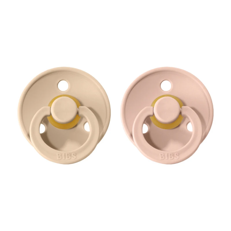 Набор пустышек BIBS Colour Vanilla/Blush, 6-18 мес, 2 шт