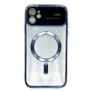 Çexol Auto Focus Magsafe Apple iPhone 11 üçün Transparent Blue Çexol Auto Focus Magsafe Apple iPhone 11 üçün Transparent Blue