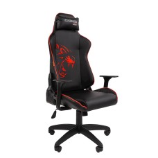 Oyun kreslosu Chairman Game 40 72x135 sm, qara/qırmızı