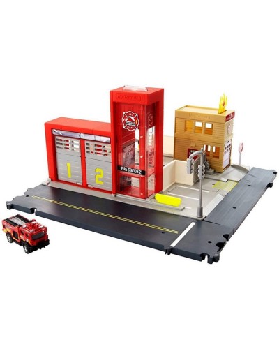 Oyun dəsti Matchbox HDB76-979A Yanğınsöndürmə məntəqəsi