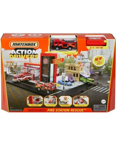 Oyun dəsti Matchbox HDB76-979A Yanğınsöndürmə məntəqəsi