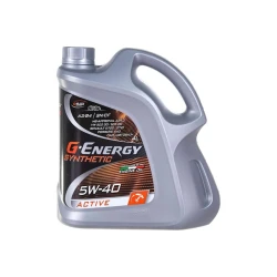 Моторное масло G-Energy Synthetic Active 5W40, 4 л