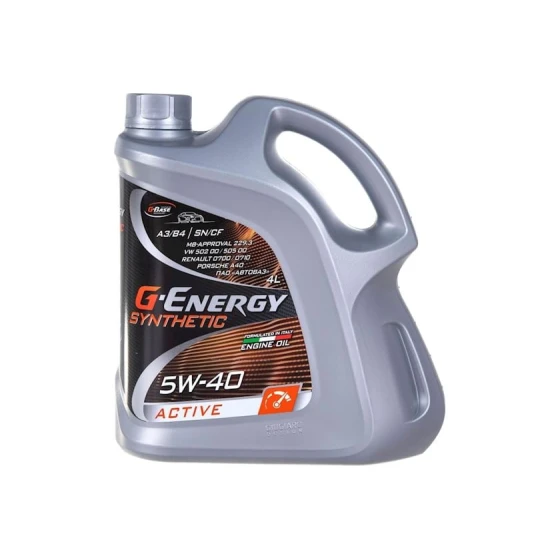 Моторное масло G-Energy Synthetic Active 5W40, 4 л Моторное масло G-Energy Synthetic Active 5W40, 4 л