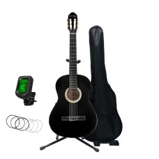 Klassik gitara De Silva CG44-S BK, qara