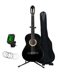 Классическая гитара De Silva CG44-S BK, черная Классическая гитара De Silva CG44-S BK, черная