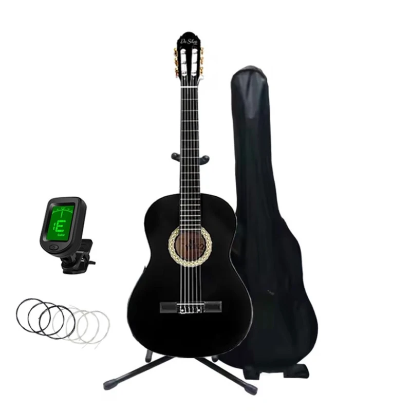 Классическая гитара De Silva CG44-S BK, черная Классическая гитара De Silva CG44-S BK, черная