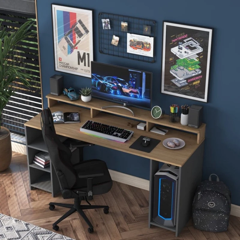 Компьютерный стол Ev Plus 12116015, ЛДСП, 160x55x89.5 см