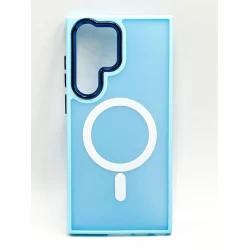 Çexol MagSafe Samsung Galaxy S23 Ultra üçün, mavi