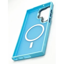 Çexol MagSafe Samsung Galaxy S23 Ultra üçün, mavi