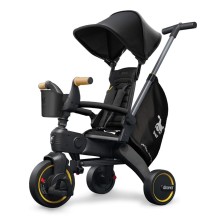 Üçtəkərli uşaq velosipedi Doona Liki Trike S5, 10 aydan, qara