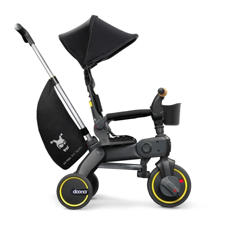 Детский трехколесный велосипед Doona Liki Trike S5, от 10 месяцев, черный Детский трехколесный велосипед Doona Liki Trike S5, от 10 месяцев, черный
