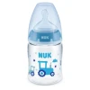 Бутылочка для кормления Nuk First Choice+, 0-6 мес, 150 мл, размер M, силикон, товар в ассортименте